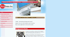 Desktop Screenshot of accudatainc.net
